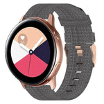 สายรัดนาฬิกาถักไนลอน 20 มม. สำหรับ Samsung Galaxy Watch4 Classic 42 มม., สำหรับ Samsung Galaxy Watch Active 2