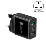 ที่ชาร์จเร็วพอร์ต USB หลายพอร์ต 45W PD3.0 + 2 x QC3.0 พร้อมปลั๊ก UK