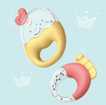 ชุดของเล่นเด็ก MoFun 2029A 2 in 1 ลูกบอลเขย่าและของเล่นกัด 6 ชิ้น พร้อมกล่องเก็บรูปวาฬ, 2029A