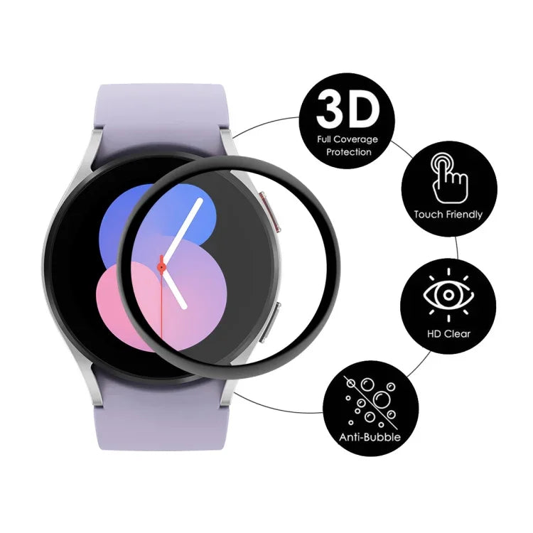 สำหรับ Samsung Galaxy Watch5 40 มม. ฟิล์มกันรอยหน้าจอ HD แบบ 3D PC + PMMA Full Coverage ENKAY, 1 ชิ้น, 2 ชิ้น, 5 ชิ้น, 10 ชิ้น