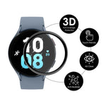 สำหรับ Samsung Galaxy Watch5 44 มม. ฟิล์มกันรอยหน้าจอ HD แบบ 3D Full Coverage PC + PMMA ENKAY, 1 ชิ้น, 2 ชิ้น, 5 ชิ้น, 10 ชิ้น