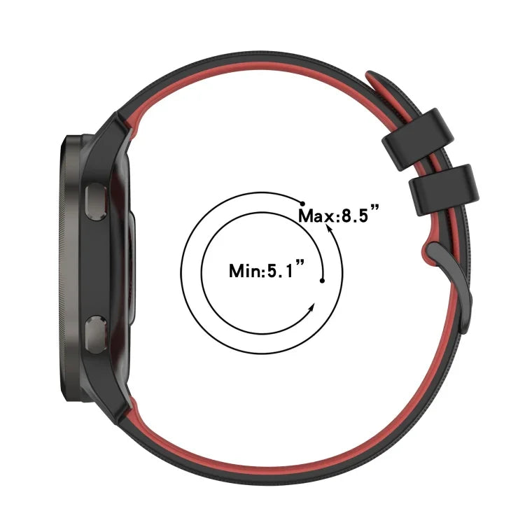 สายซิลิโคนลายตารางสองสี ขนาด 20 มม. สำหรับ Samsung Gear Sport, สำหรับ Samsung Gear S2 Classic