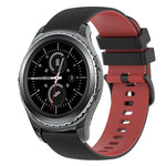สายซิลิโคนลายตารางสองสี ขนาด 20 มม. สำหรับ Samsung Gear Sport, สำหรับ Samsung Gear S2 Classic