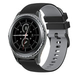 สายซิลิโคนลายตารางสองสี ขนาด 20 มม. สำหรับ Samsung Gear Sport, สำหรับ Samsung Gear S2 Classic