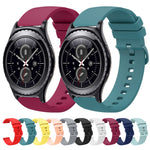 20mm Solid Color Soft Silicone Watch Band, For Samsung Gear S2 Classic, For Samsung Galaxy Watch Active 2 40mm