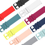 22mm Solid Color Soft Silicone Watch Band, For Amazfit 2 Stratos