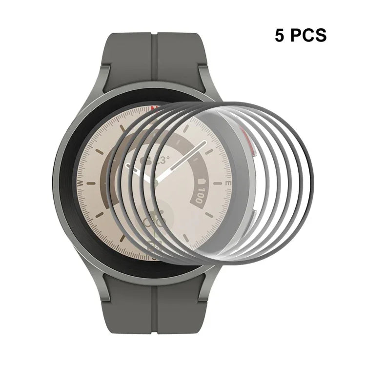 สำหรับ Samsung Galaxy Watch5 Pro 45 มม. ฟิล์มกันรอยหน้าจอ HD แบบ 3D Full Coverage ENKAY, 1 ชิ้น, 2 ชิ้น, 5 ชิ้น, 10 ชิ้น