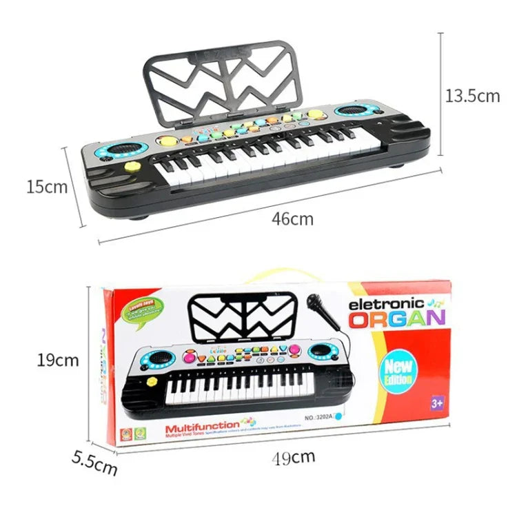 เปียโนเด็กคีย์บอร์ดอิเล็กทรอนิกส์ 32 คีย์ MoFun 3202, 3202