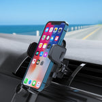 A190+X901 Car Phone Holder Air Vent Mount Coaxial Knob Adjustment Clip Stand, A190+X901
