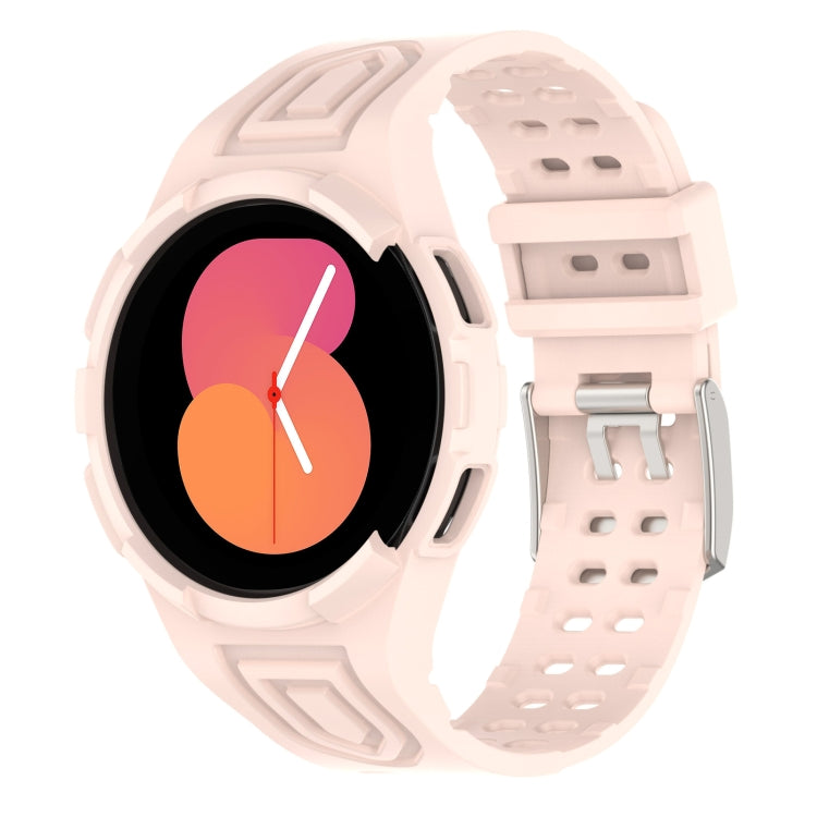สายรัดนาฬิกาอัจฉริยะ Armor แบบ TPU รวมหัวเข็มขัดสองพิน สำหรับ Samsung Galaxy Watch5 40 มม., Watch5 44 มม., Watch4 44 มม.