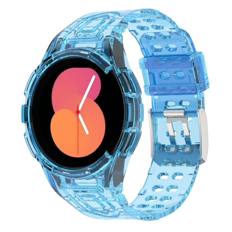 สายรัดนาฬิกาอัจฉริยะ Armor แบบ TPU รวมหัวเข็มขัดสองพิน สำหรับ Samsung Galaxy Watch5 40 มม., Watch5 44 มม., Watch4 44 มม.