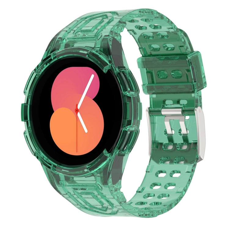 สายรัดนาฬิกาอัจฉริยะ Armor แบบ TPU รวมหัวเข็มขัดสองพิน สำหรับ Samsung Galaxy Watch5 40 มม., Watch5 44 มม., Watch4 44 มม.