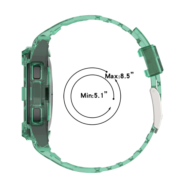 สายรัดนาฬิกาอัจฉริยะ Armor แบบ TPU รวมหัวเข็มขัดสองพิน สำหรับ Samsung Galaxy Watch5 40 มม., Watch5 44 มม., Watch4 44 มม.