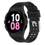 สายรัดนาฬิกาอัจฉริยะ Armor แบบ TPU รวมหัวเข็มขัดสองพิน สำหรับ Samsung Galaxy Watch5 40 มม., Watch5 44 มม., Watch4 44 มม.