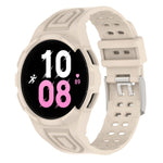 สายรัดนาฬิกาอัจฉริยะ Armor แบบ TPU รวมหัวเข็มขัดสองพิน สำหรับ Samsung Galaxy Watch5 40 มม., Watch5 44 มม., Watch4 44 มม.