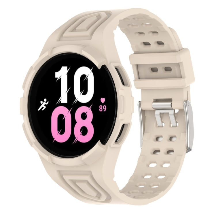 สายรัดนาฬิกาอัจฉริยะ Armor แบบ TPU รวมหัวเข็มขัดสองพิน สำหรับ Samsung Galaxy Watch5 40 มม., Watch5 44 มม., Watch4 44 มม.