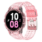 สายรัดนาฬิกาอัจฉริยะ Armor แบบ TPU รวมหัวเข็มขัดสองพิน สำหรับ Samsung Galaxy Watch5 40 มม., Watch5 44 มม., Watch4 44 มม.