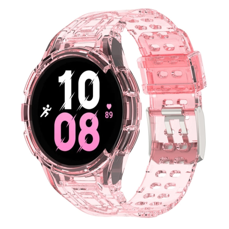 สายรัดนาฬิกาอัจฉริยะ Armor แบบ TPU รวมหัวเข็มขัดสองพิน สำหรับ Samsung Galaxy Watch5 40 มม., Watch5 44 มม., Watch4 44 มม.