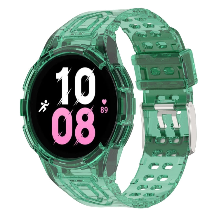 สายรัดนาฬิกาอัจฉริยะ Armor แบบ TPU รวมหัวเข็มขัดสองพิน สำหรับ Samsung Galaxy Watch5 40 มม., Watch5 44 มม., Watch4 44 มม.