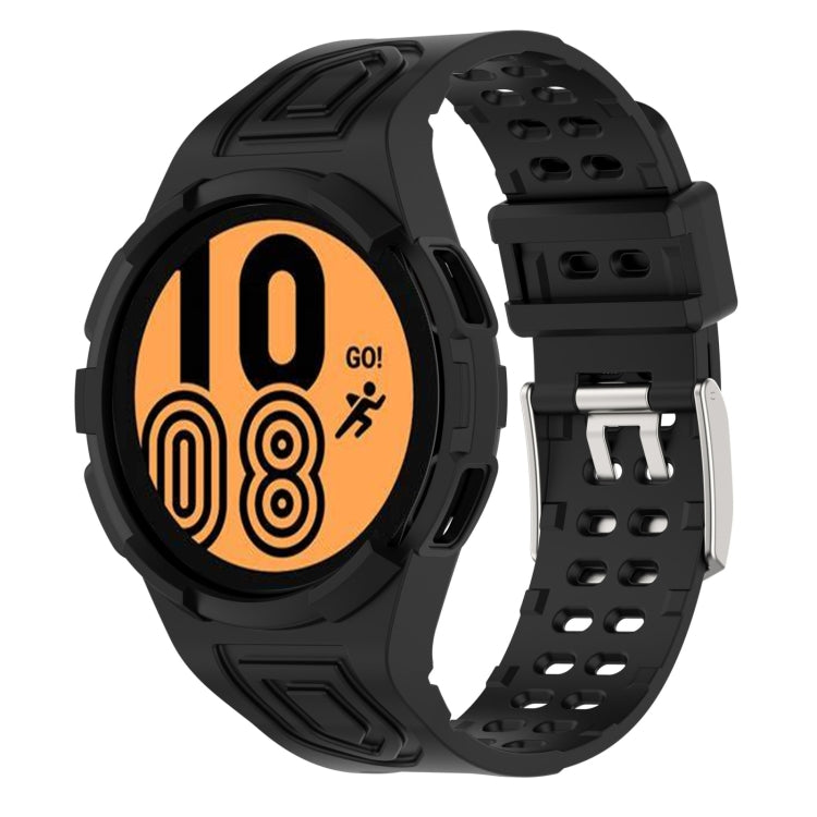 สายรัดนาฬิกาอัจฉริยะ Armor แบบ TPU รวมหัวเข็มขัดสองพิน สำหรับ Samsung Galaxy Watch5 40 มม., Watch5 44 มม., Watch4 44 มม.