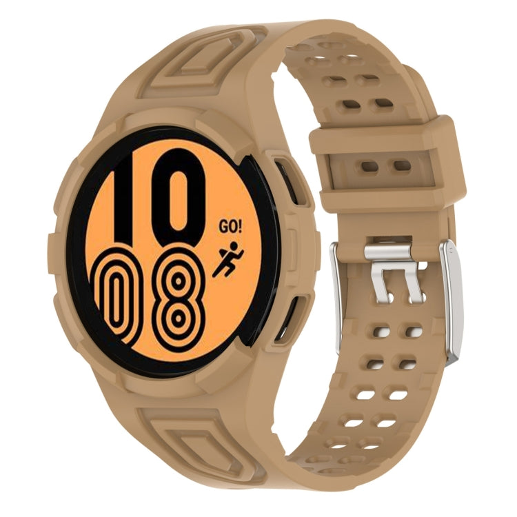 สายรัดนาฬิกาอัจฉริยะ Armor แบบ TPU รวมหัวเข็มขัดสองพิน สำหรับ Samsung Galaxy Watch5 40 มม., Watch5 44 มม., Watch4 44 มม.