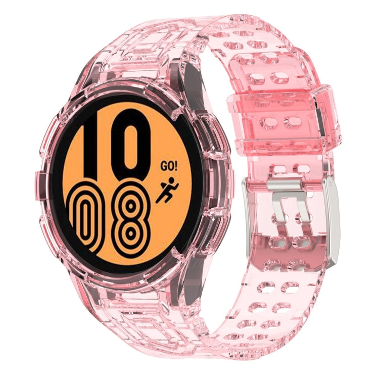 สายรัดนาฬิกาอัจฉริยะ Armor แบบ TPU รวมหัวเข็มขัดสองพิน สำหรับ Samsung Galaxy Watch5 40 มม., Watch5 44 มม., Watch4 44 มม.