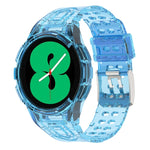 สายสมาร์ทวอทช์ Armor TPU แบบบัคเคิลเข็มคู่แบบบูรณาการ สำหรับ Samsung Galaxy Watch4 40 มม., สำหรับ Samsung Galaxy Watch4 Classic 46 มม.