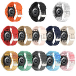 สายสมาร์ทวอทช์ Armor TPU แบบบัคเคิลเข็มคู่แบบบูรณาการ สำหรับ Samsung Galaxy Watch4 40 มม., สำหรับ Samsung Galaxy Watch4 Classic 46 มม.