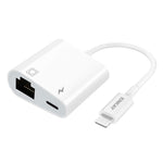 ENKAY Hat-Prince 2 in 1 RJ45 อีเธอร์เน็ต LAN, Type-C, 8 Pin
