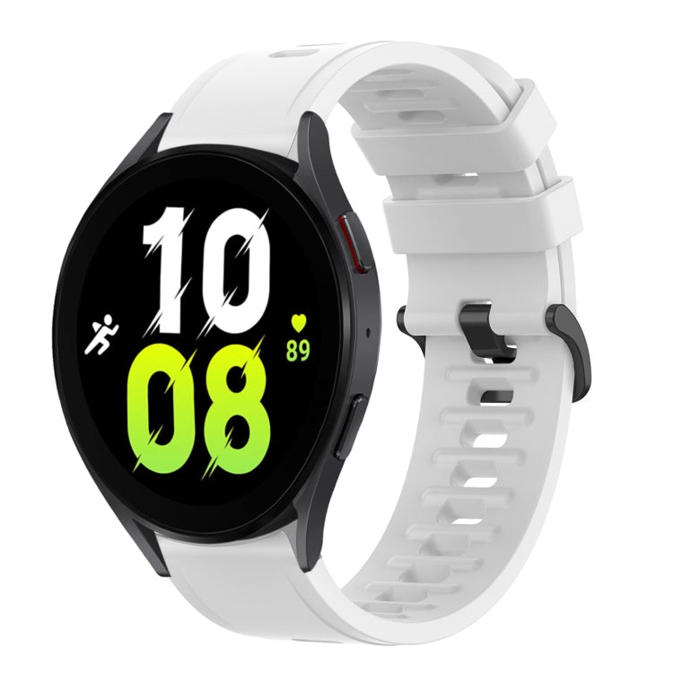 สายซิลิโคนสีทึบนุ่มขนาด 20 มม. สำหรับ Samsung Galaxy Watch 5 44 มม. สำหรับ Samsung Galaxy Watch 5 40 มม. สำหรับ Samsung Galaxy Watch 5 Pro 45 มม. สำหรับ Samsung Galaxy Watch 4 44 มม.