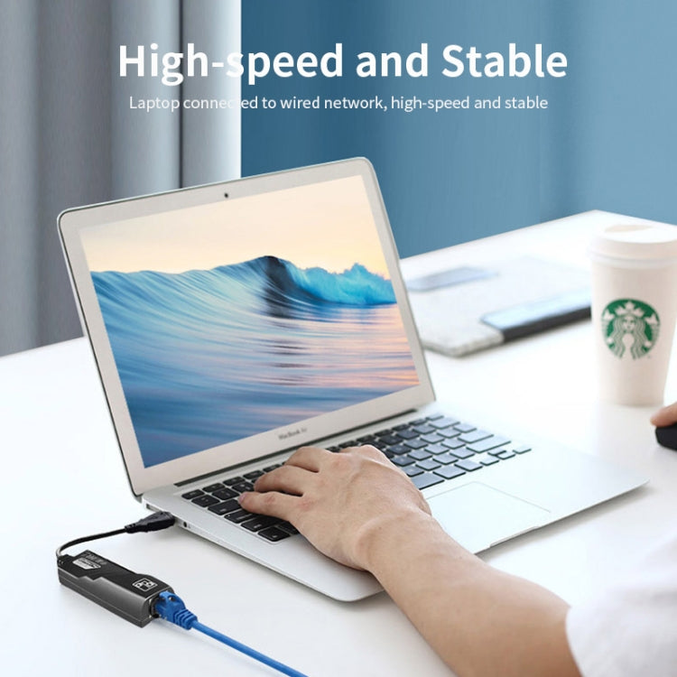 อะแดปเตอร์สายเคเบิลเครือข่าย JSM USB 3.0 เป็น RJ45 ความเร็ว 1000 Mbps รุ่น JSM