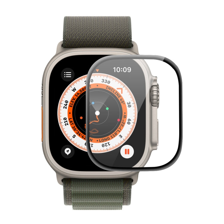 ENKAY ฟิล์มหน้าจอขอบนุ่ม 3D PC PMMA สำหรับ Apple Watch Ultra / Ultra 2 / Ultra 3 49 มม., 1 ชิ้น, 2 ชิ้น, 5 ชิ้น, 10 ชิ้น