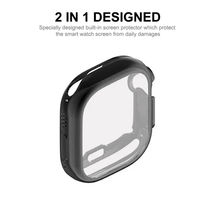 เคส TPU ใส ENKAY พร้อมฟิล์มกันรอยหน้าจอ สำหรับ Apple Watch Ultra 3 / 2 / 1 ขนาด 49 มม.