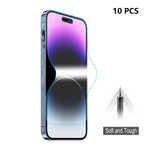 ENKAY ฟิล์มไฮโดรเจลกันระเบิดแบบเต็มกาวสำหรับ iPhone 14 Pro Max, สำหรับ iPhone 14 Pro Max (1 ชิ้น), สำหรับ iPhone 14 Pro Max (2 ชิ้น), สำหรับ iPhone 14 Pro Max (5 ชิ้น), สำหรับ iPhone 14 Pro Max (10 ชิ้น)