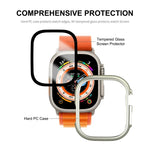เคส PC 2 in 1 พร้อมฟิล์มกระจกนิรภัย 9H ครอบคลุมเต็มจอ ENKAY สำหรับ Apple Watch Ultra 3 / 2 / 1 49 มม.