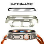 เคส PC 2 in 1 พร้อมฟิล์มกระจกนิรภัย 9H ครอบคลุมเต็มจอ ENKAY สำหรับ Apple Watch Ultra 3 / 2 / 1 49 มม.