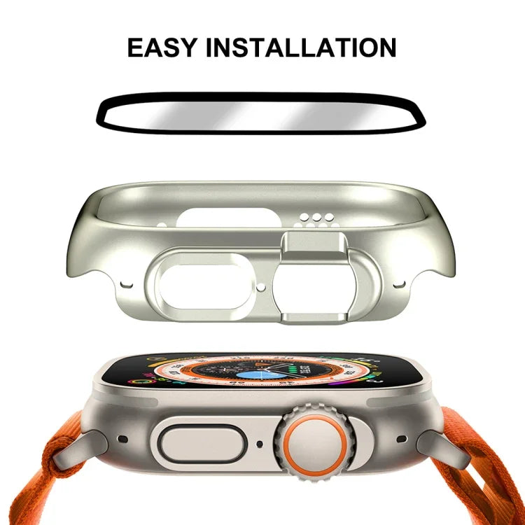 เคส PC 2 in 1 พร้อมฟิล์มกระจกนิรภัย 9H ครอบคลุมเต็มจอ ENKAY สำหรับ Apple Watch Ultra 3 / 2 / 1 49 มม.