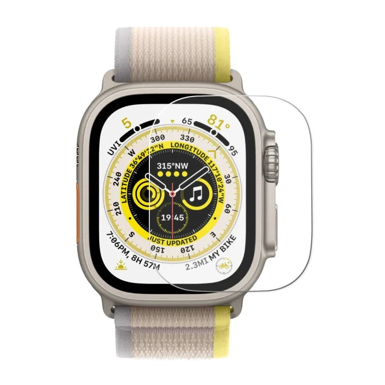 ฟิล์มกระจกนิรภัย 9H หนา 0.2 มม. ENKAY สำหรับ Apple Watch Ultra 1 / 2 / 3 49 มม., 1 ชิ้น, 2 ชิ้น, 5 ชิ้น, 10 ชิ้น