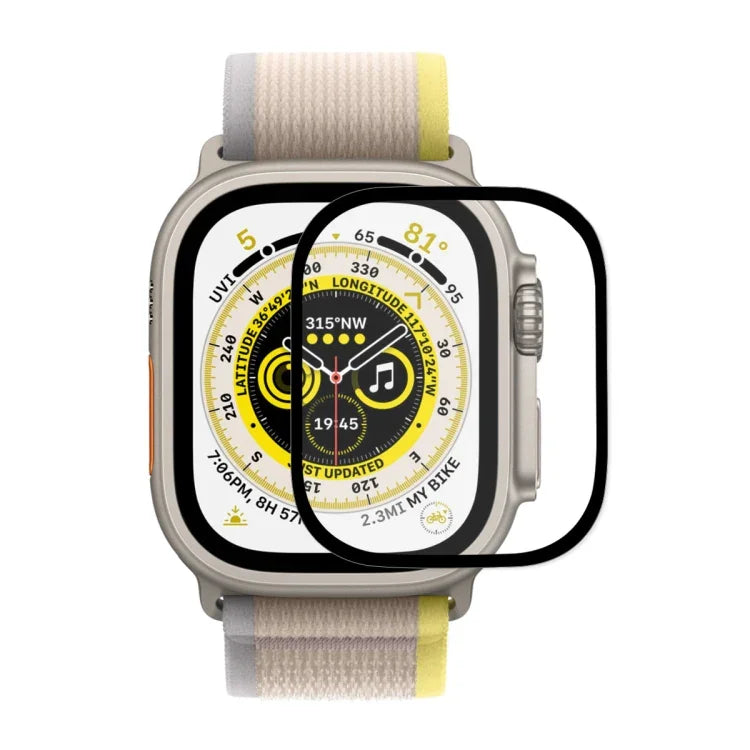 ฟิล์มกระจกนิรภัย 9H ครอบคลุมเต็มจอ ENKAY สำหรับ Apple Watch Ultra 1 / 2 / 3 49 มม., 1 ชิ้น, 2 ชิ้น, 5 ชิ้น, 10 ชิ้น