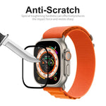 ฟิล์มกระจกนิรภัย 9H ครอบคลุมเต็มจอ ENKAY สำหรับ Apple Watch Ultra 1 / 2 / 3 49 มม., 1 ชิ้น, 2 ชิ้น, 5 ชิ้น, 10 ชิ้น