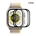 ฟิล์มกระจกนิรภัย 9H ครอบคลุมเต็มจอ ENKAY สำหรับ Apple Watch Ultra 1 / 2 / 3 49 มม., 1 ชิ้น, 2 ชิ้น, 5 ชิ้น, 10 ชิ้น