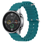 22mm Ocean Style Silicone Solid Color Watch Band, For Xiaomi MI Watch Color