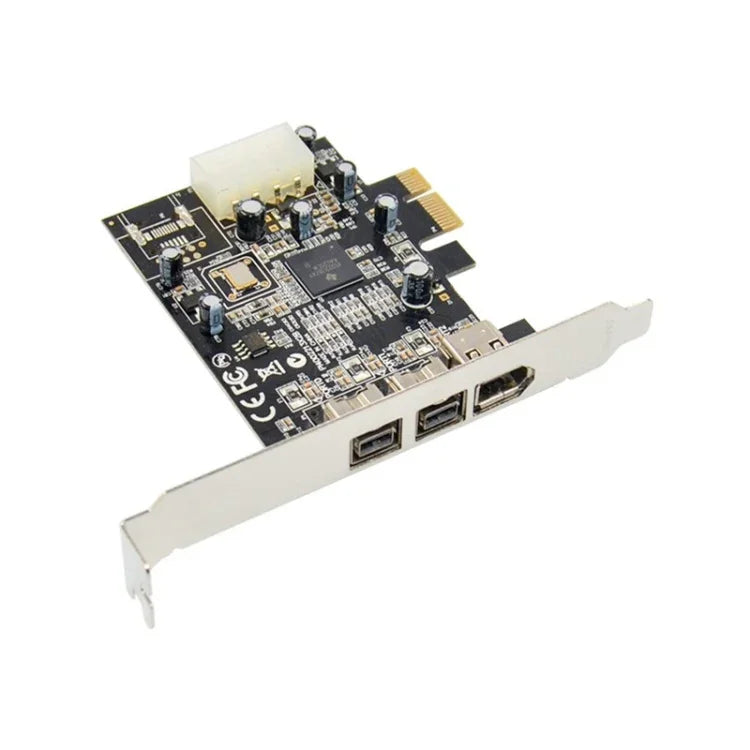 ST23 การ์ด PCI Express 3 พอร์ต Firewire 1394B & 1394A PCIe 1.1 x1, ST23