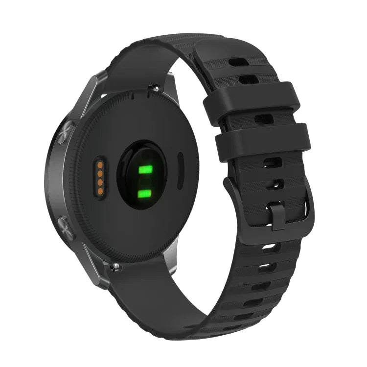 สายซิลิโคนลายคลื่นจุดสีทึบ 20mm สำหรับ Samsung Galaxy Gear S2 Classic