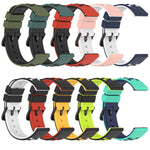 22mm Two-Color Porous Silicone Watch Band, For Xiaomi MI Watch Color