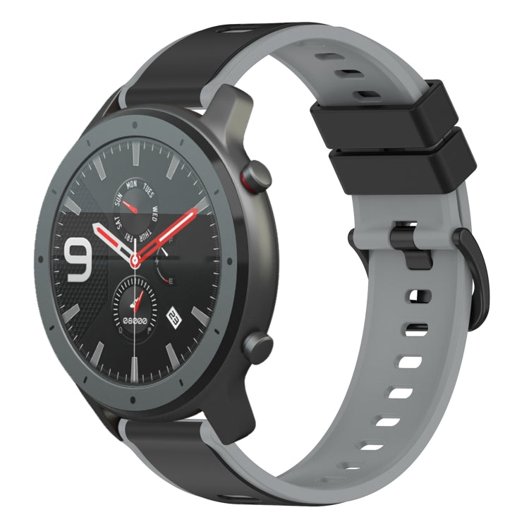 22mm Two-Color Silicone Watch Band, For Amazfit 3, For Amazfit GTR 47mm