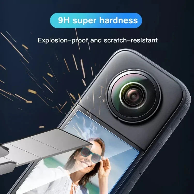 สำหรับฟิล์มกันรอยโค้งใส HD 2 ชิ้น STARTRC สำหรับ Insta360 X3, สำหรับ Insta360 X3