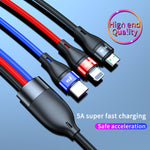 สายชาร์จเร็ว USB เป็น Micro USB + USB-C / Type-C + 8 พิน