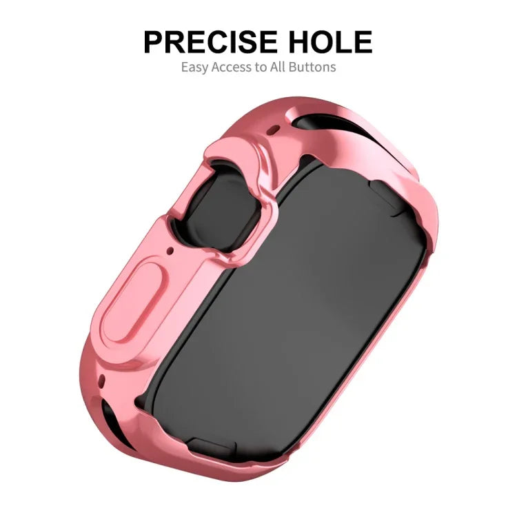 สำหรับ Apple Watch Ultra 3 / 2 / 1 49 มม. เคส TPU นุ่มเคลือบไฟฟ้า ENKAY ครอบคลุมเต็มรูปแบบ พร้อมฟิล์มหน้าจอ