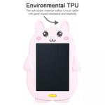HYD-8511 กระดานเขียนสีสำหรับเด็ก ลายการ์ตูน LCD ABS กระดานวาดภาพด้วยมือ รูปกระต่าย